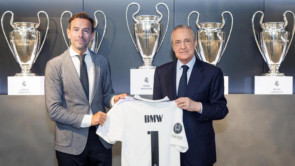 El Real Madrid presenta su alianza con BMW