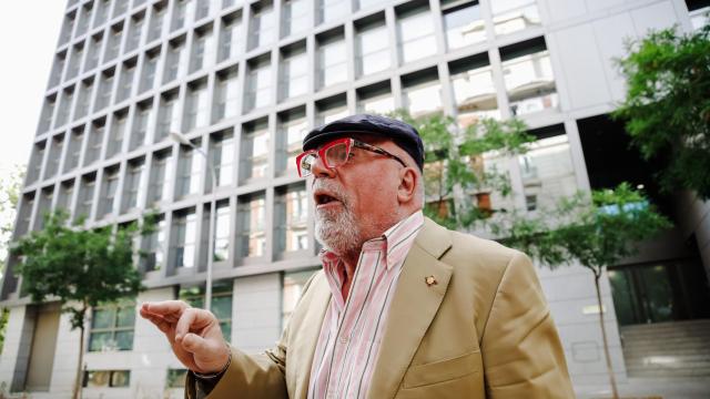 El comisario jubilado José Manuel Villarejo, en la Audiencia Nacional.