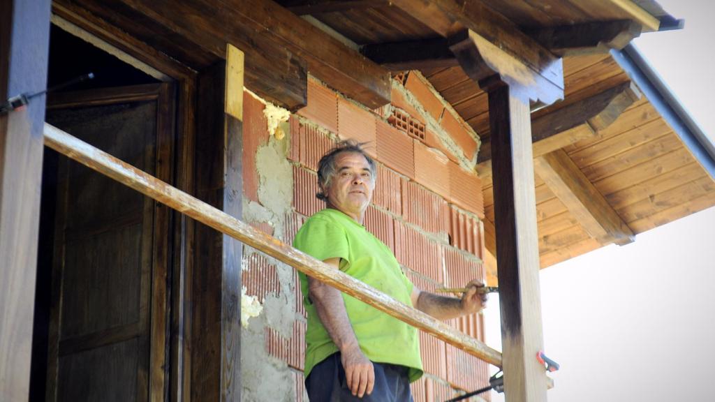 Ángel Prada, vecino de Otero de Sanabria (Zamora).
