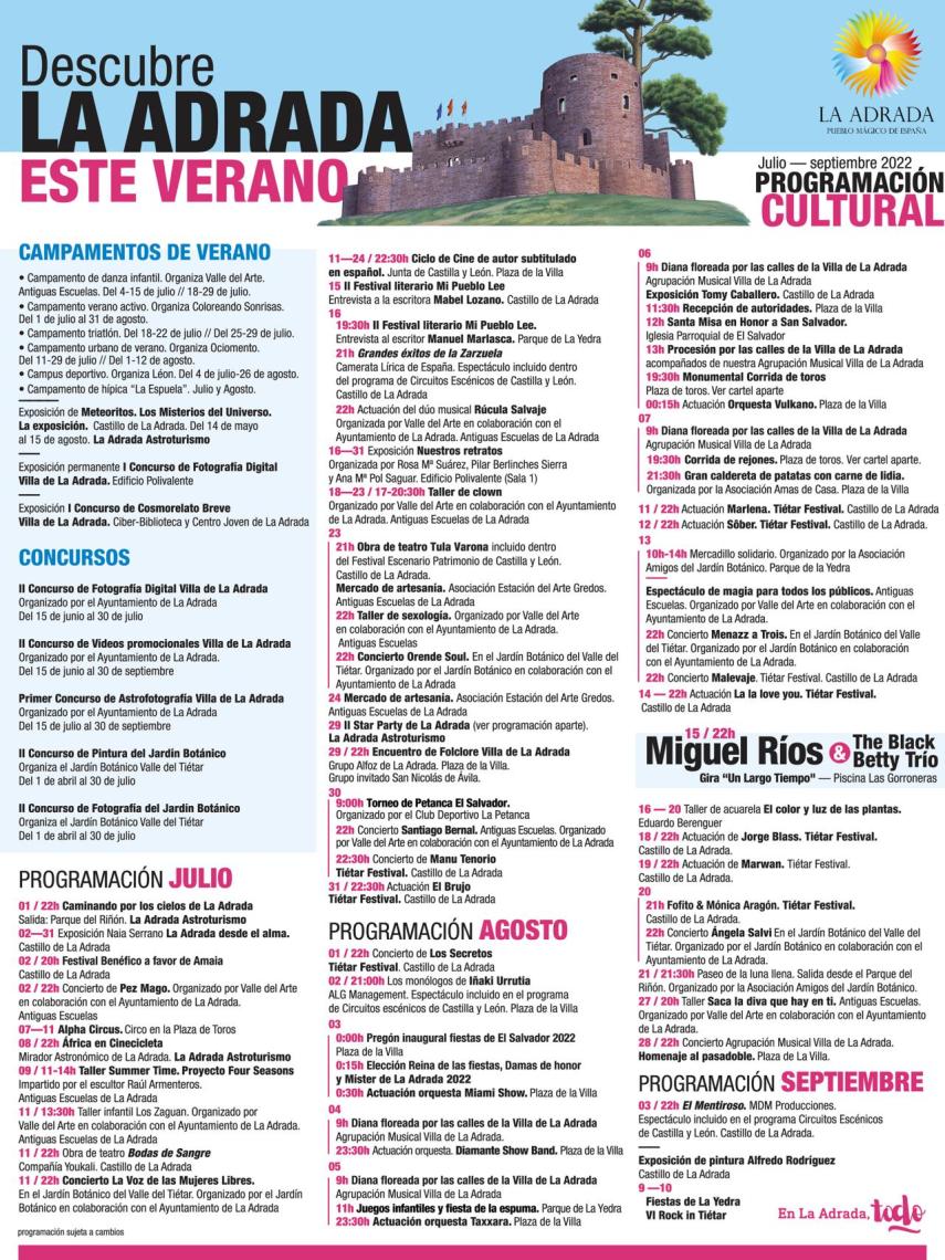 Programa Cultural de La Adrada