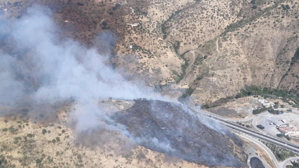 Imágenes del incendio.