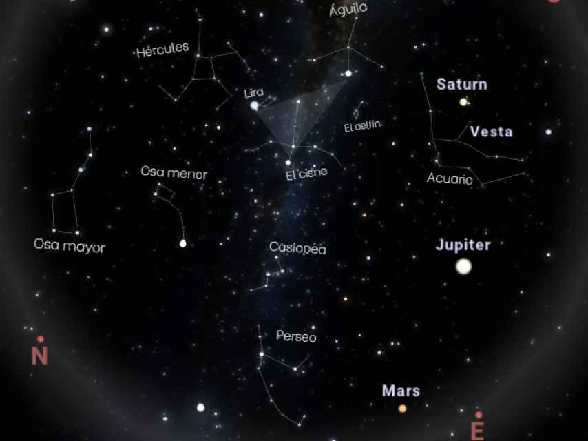 Cielo nocturno de verano