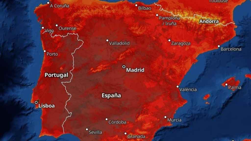 La ola de calor persiste en España y mantiene a cinco comunidades en rojo.