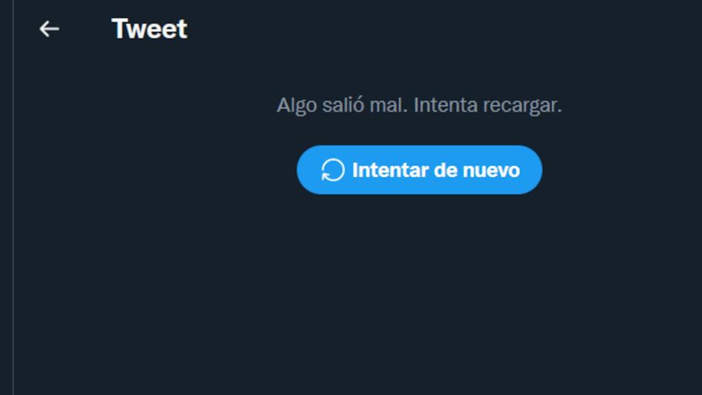 Twitter caído