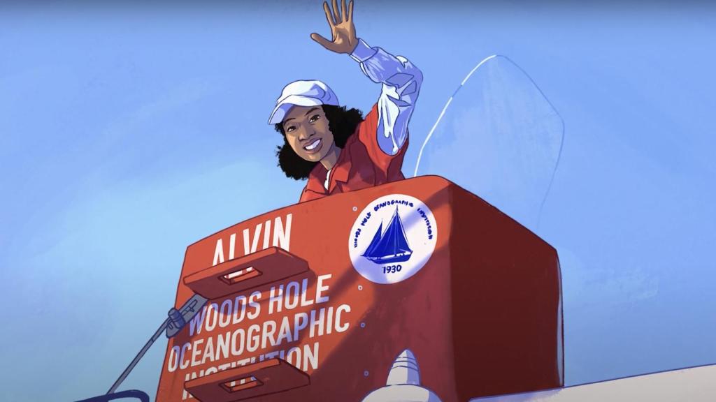 Fotograma del vídeo presentación de Dawn Wright para Esri.