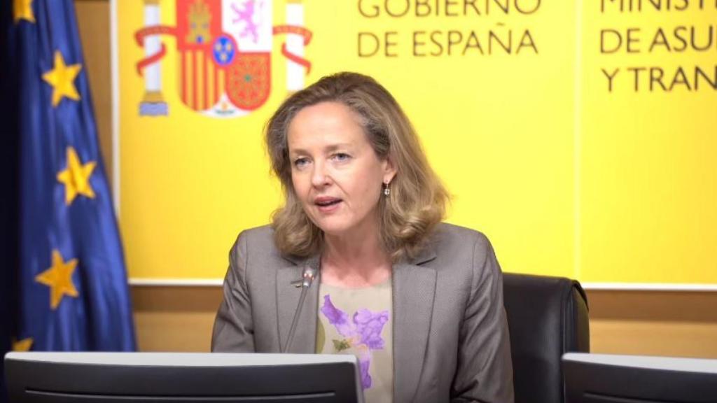 Nadia Calviño,  vicepresidenta primera y ministra de Asuntos Económicos y Transformación Digital.