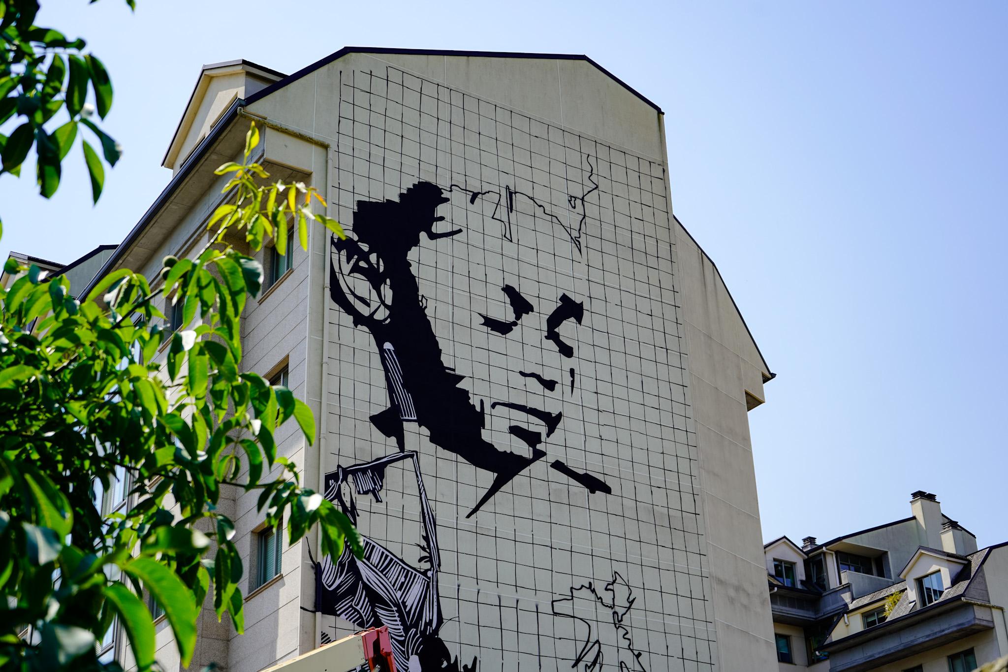 Mural del Cromático Mural Fest de Cambre (A Coruña)