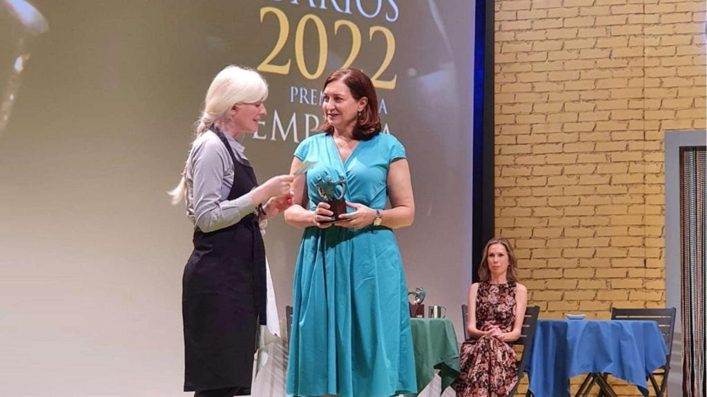 Entrega del premio al Grupo Lence