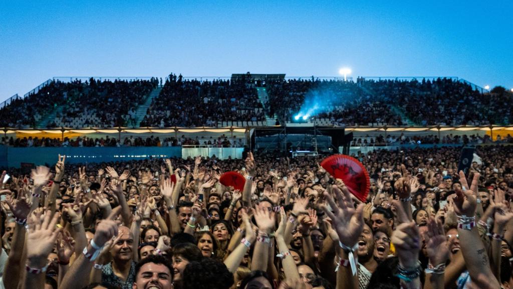 El público del concierto de Rosalía en Marenostrum Fuengirola.