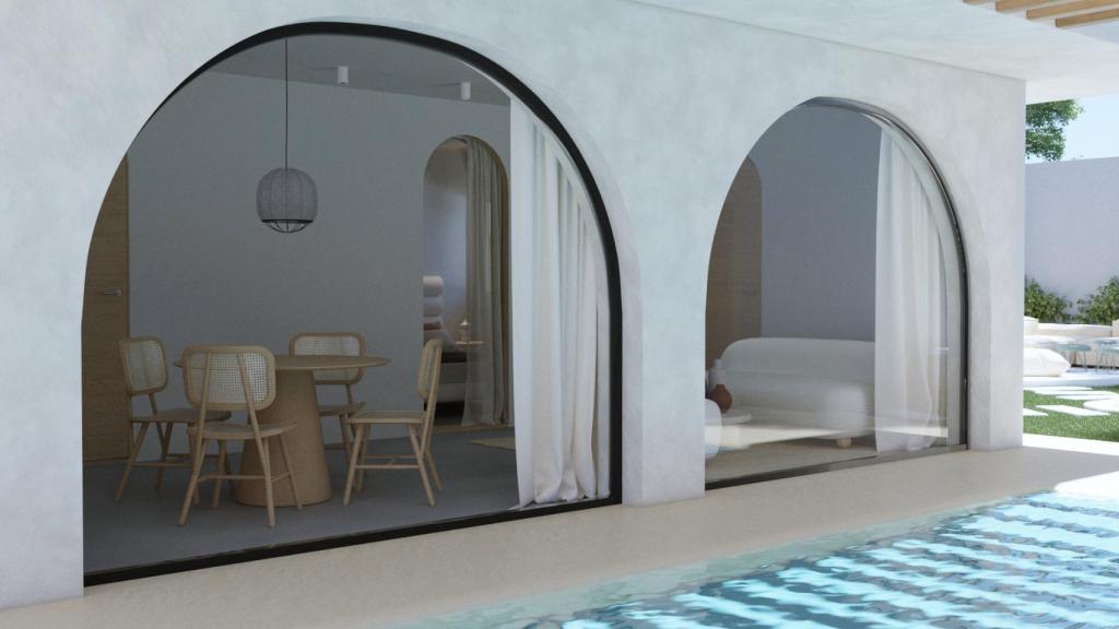 Cómo convertir un patio no utilizado en una zona de piscina que aporta luz al interior.