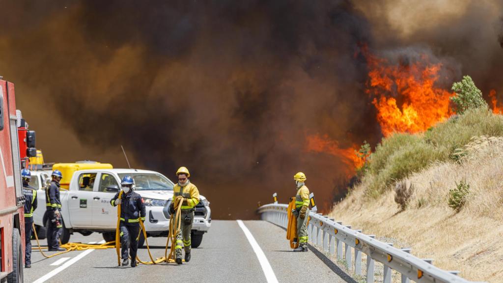 Incendio en Navafría
