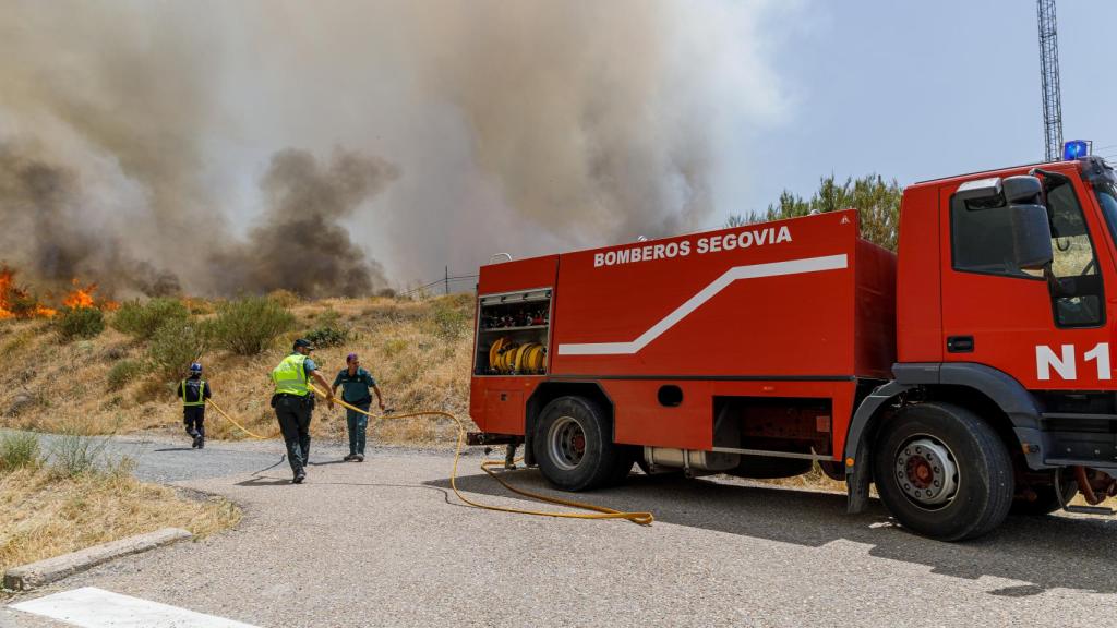 Incendio en Navafría