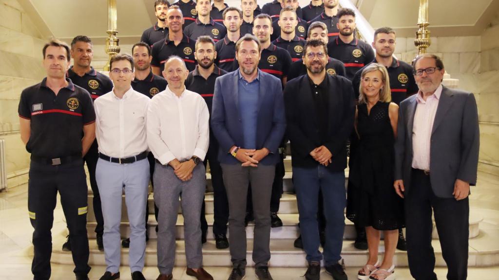 Los bomberos en la toma de posesión