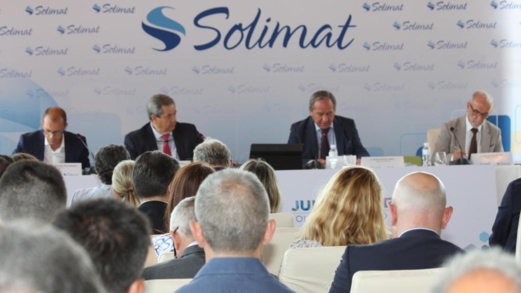 Un momento de la Junta General Ordinaria de Solimat celebrada en Toledo