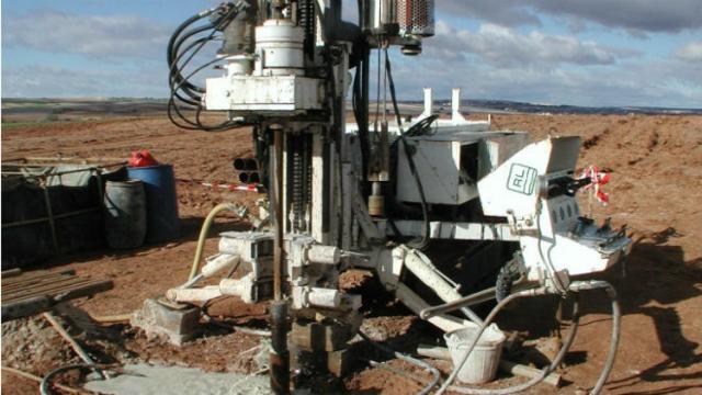 Obras iniciadas y luego paralizadas para construir el ATC en Villar de Cañas