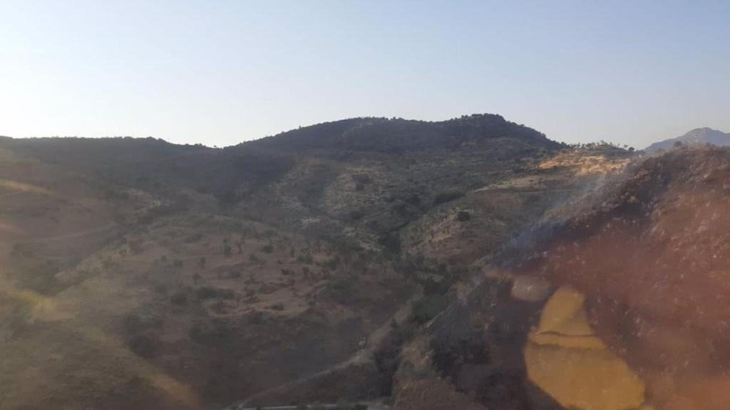 Imagel del incendio forestal.