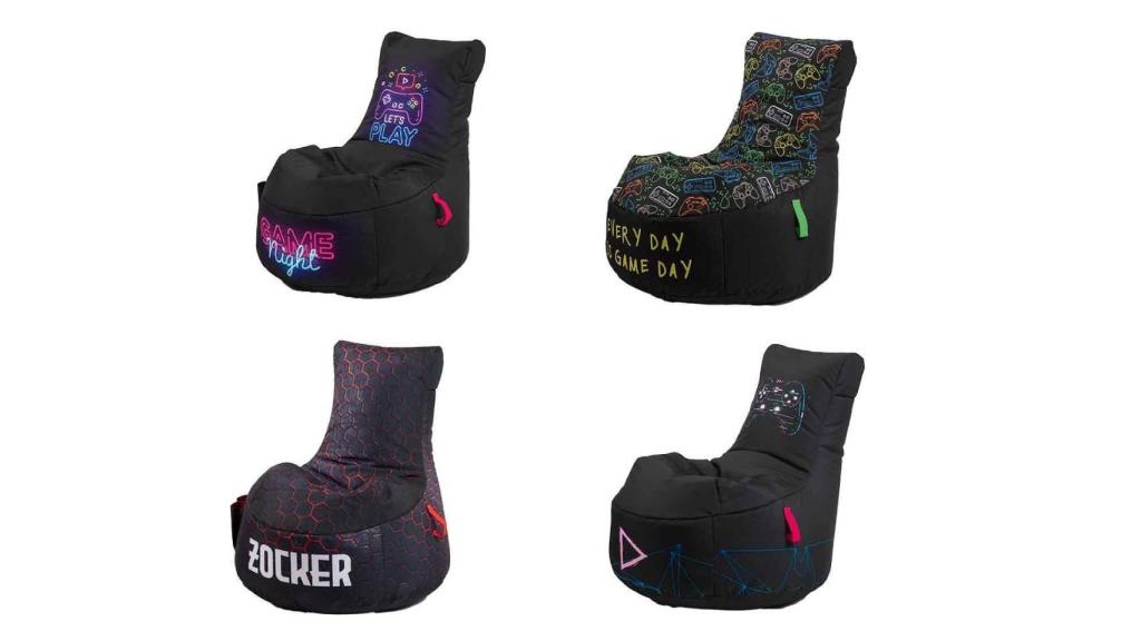 Los cuatro modelos diferentes del sillón gaming de Lidl.