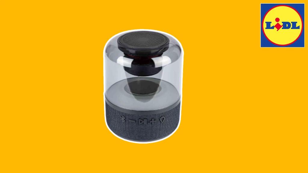 Así es el altavoz Bluetooth transparente que vende Lidl.