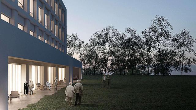 Imagen las residencias de la entidad.