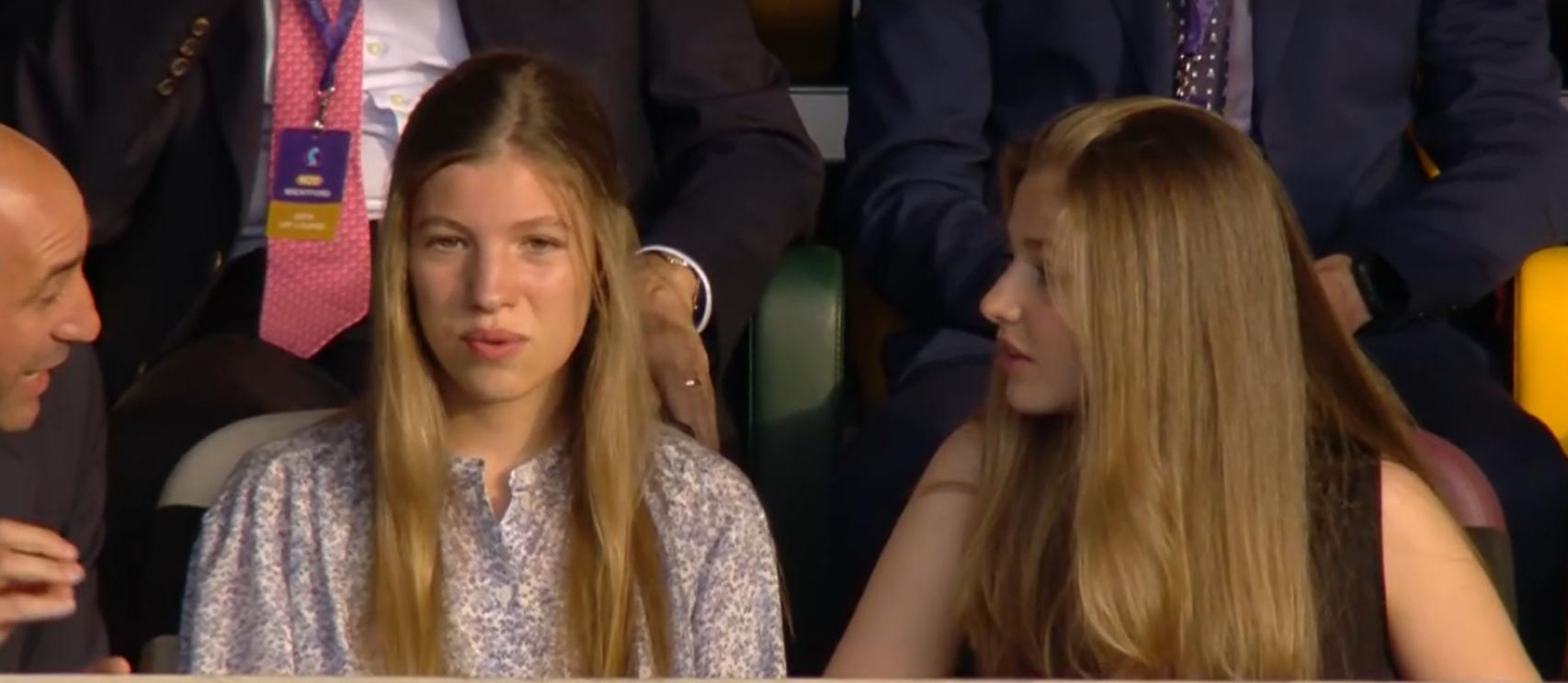 La princesa y la infanta tenían preguntas para Rubiales, que él ha contestado con detalle.