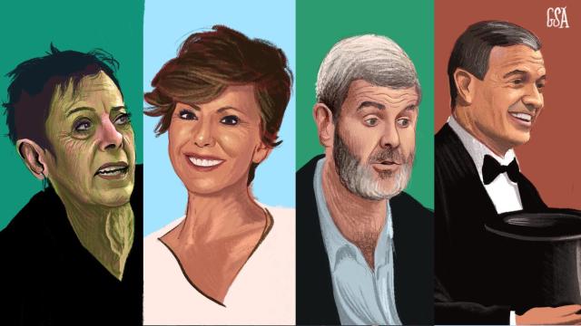 Mertxe Aizpurua, Sonsoles Ónega, Lorenzo Caprile y Pedro Sánchez.