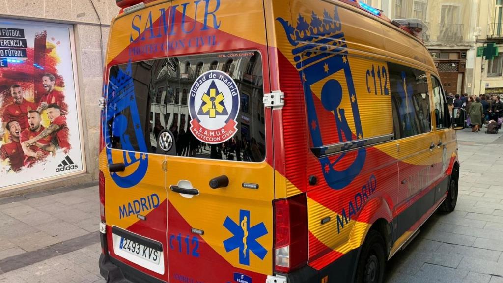 Imagen de archivo de una ambulancia del Samur
