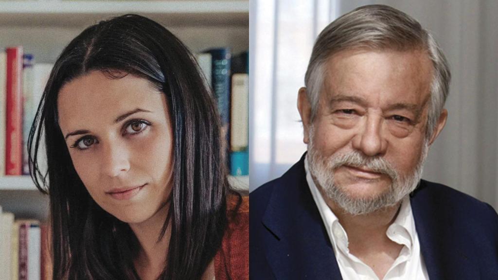 Alice Kellen (Foto:  Greg A. Sebastian) y José María Guelbenzu (Foto: Archivo)