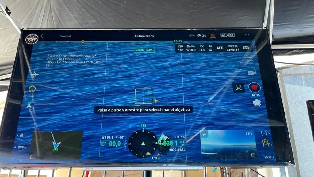 Espacio perimetrado para la búsqueda.