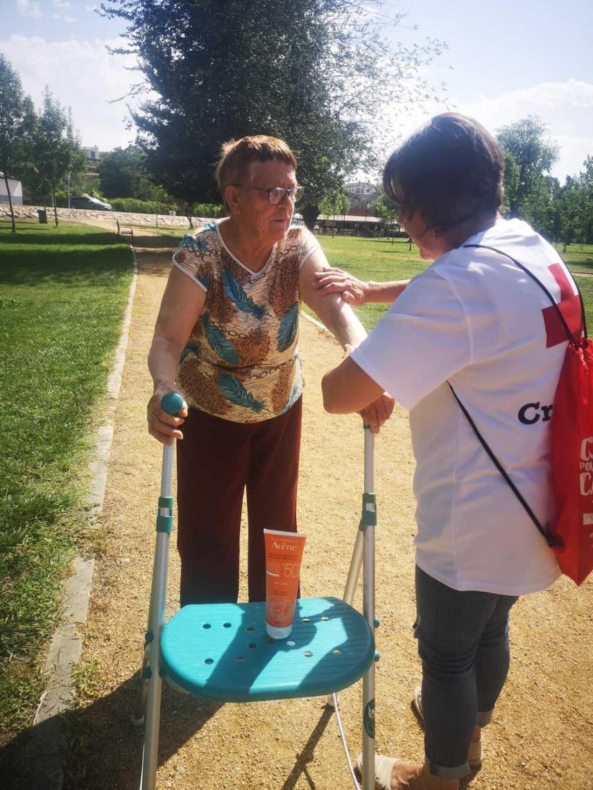 Incendio de Monsagro, paseo albergados en Ciudad Rodrigo