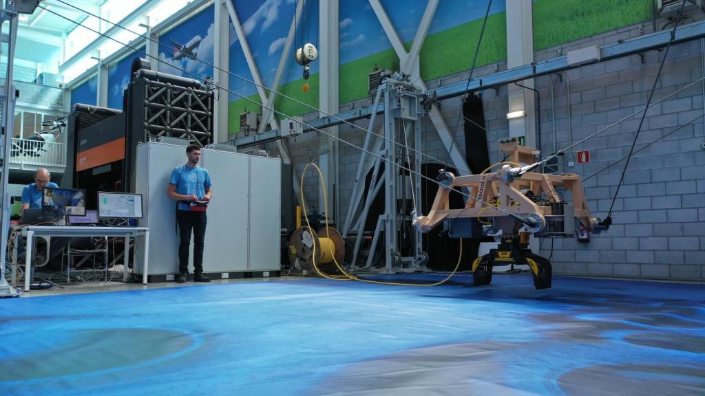 Pruebas del sistema en las instalaciones de Tecnalia.