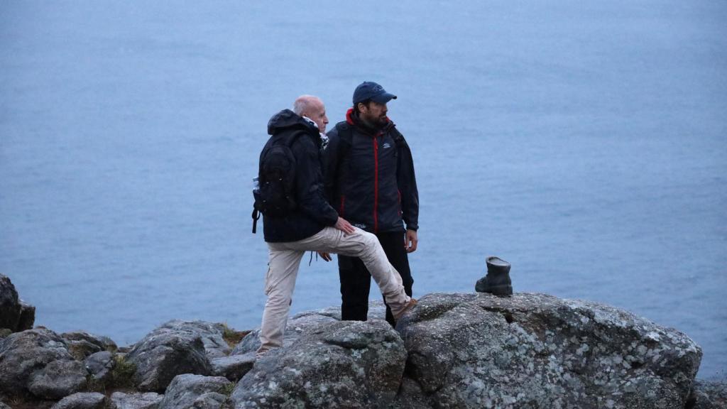 Miguel Ángel Tobías en uno de sus capítulos por el Camino.