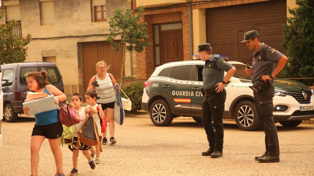 Desalojo de los vecinos de la localidad zamorana de Pumarejo