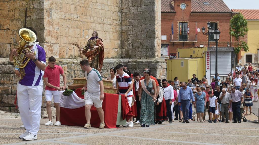 Imagen de la procesión de Cigales