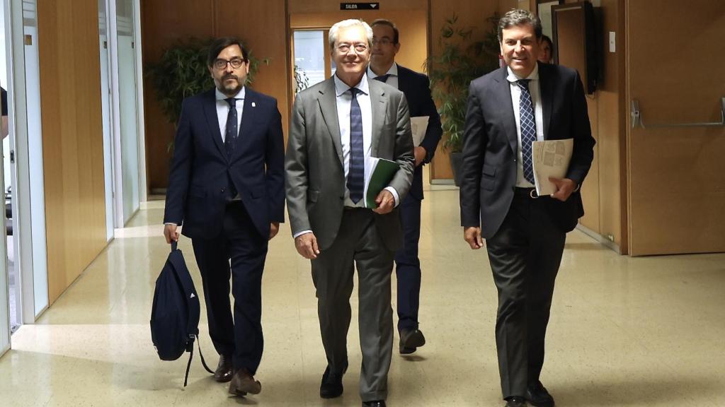 Carlos Fernández Carriedo en una reunión en Madrid este lunes.