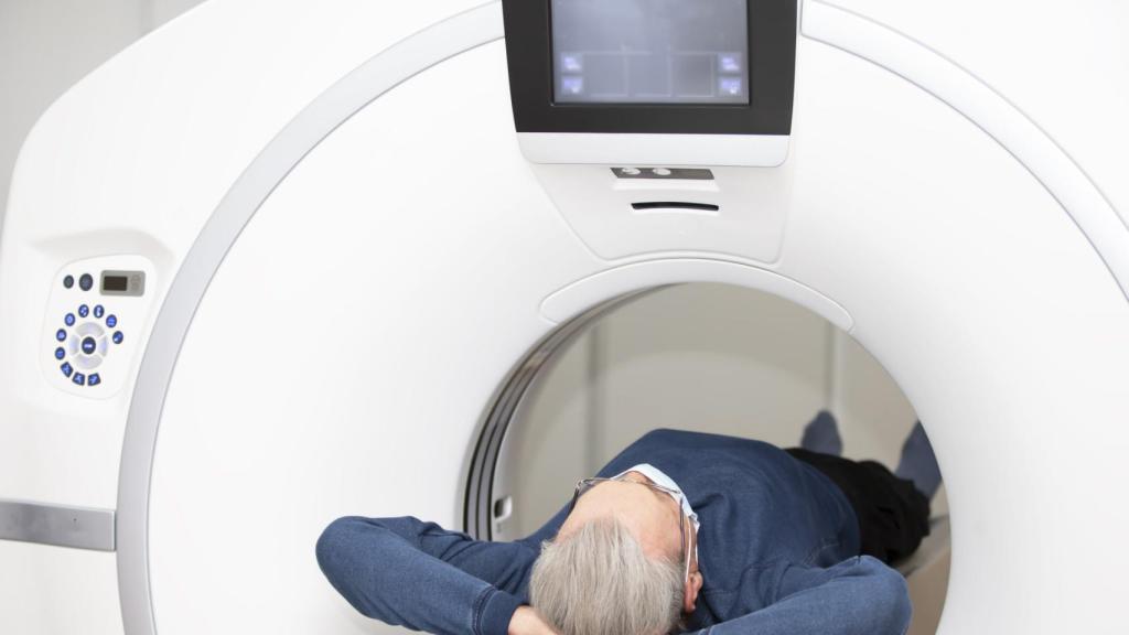 Resonancia magnética para un paciente de neurología.