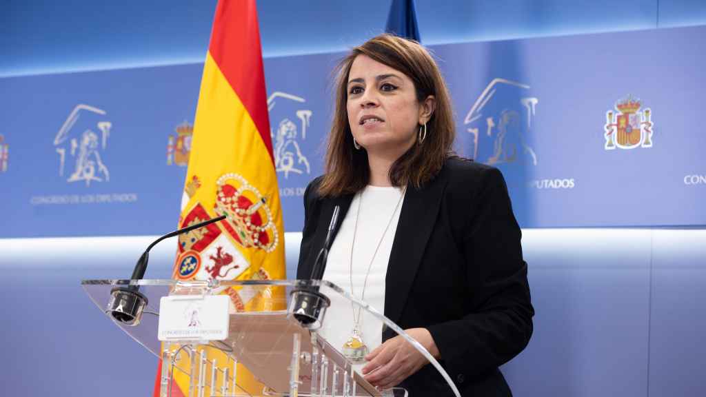 Adriana Lastra en el Congreso de los Diputados en mayo de 2021.