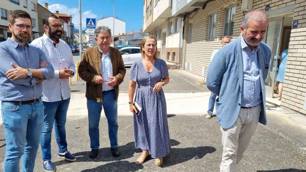 Visita de Ethel Vázquez a Pontevedra.