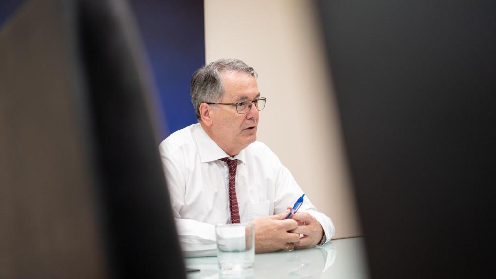 Nicolás Pascual de la Parte durante la entrevista