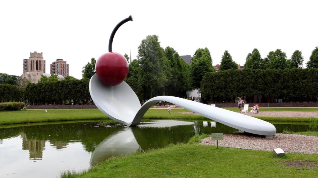 'Puente de cuchara y cereza' en Mineápolis, Minnesota