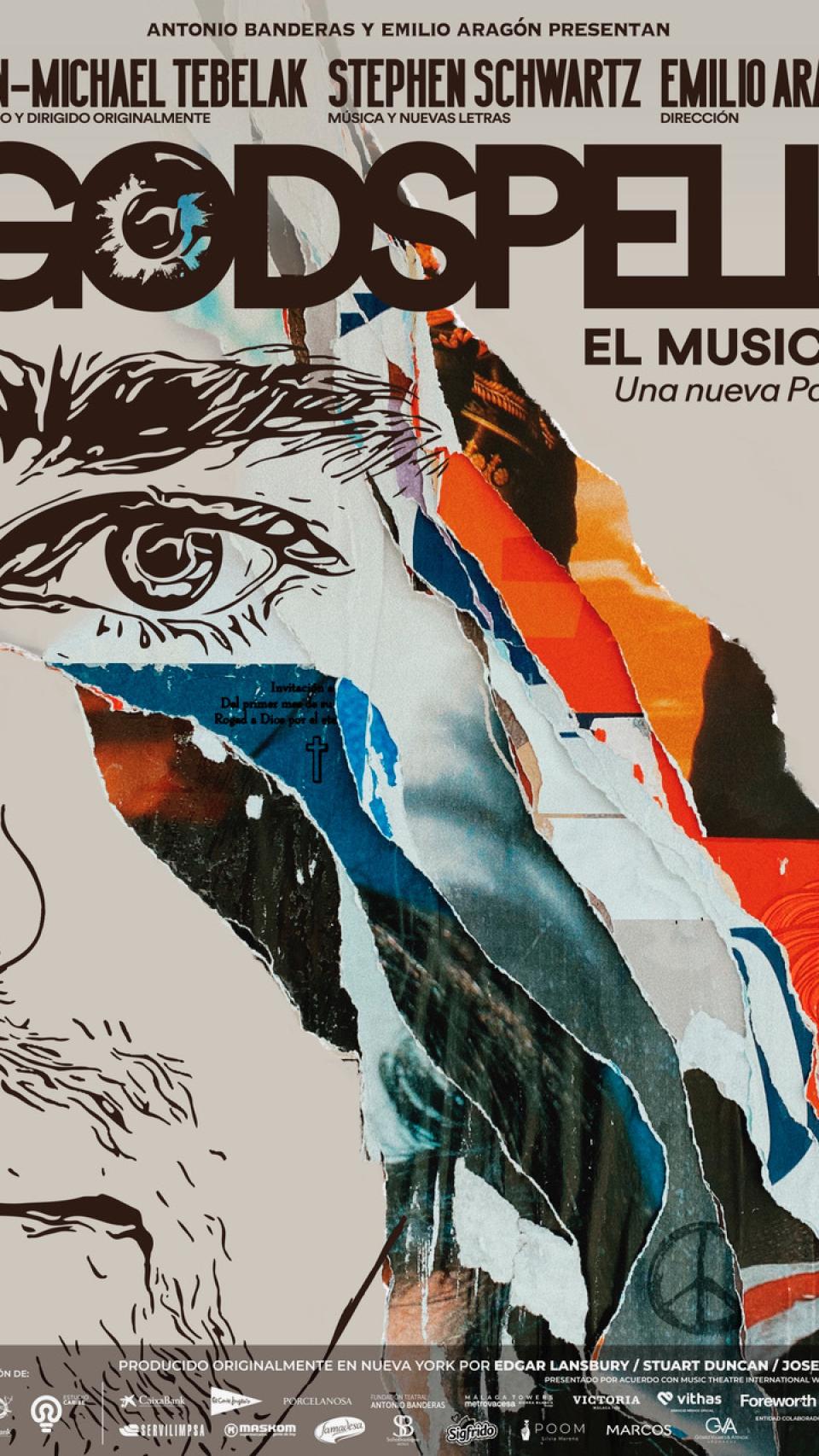 El cartel de la obra de Banderas y Aragón.