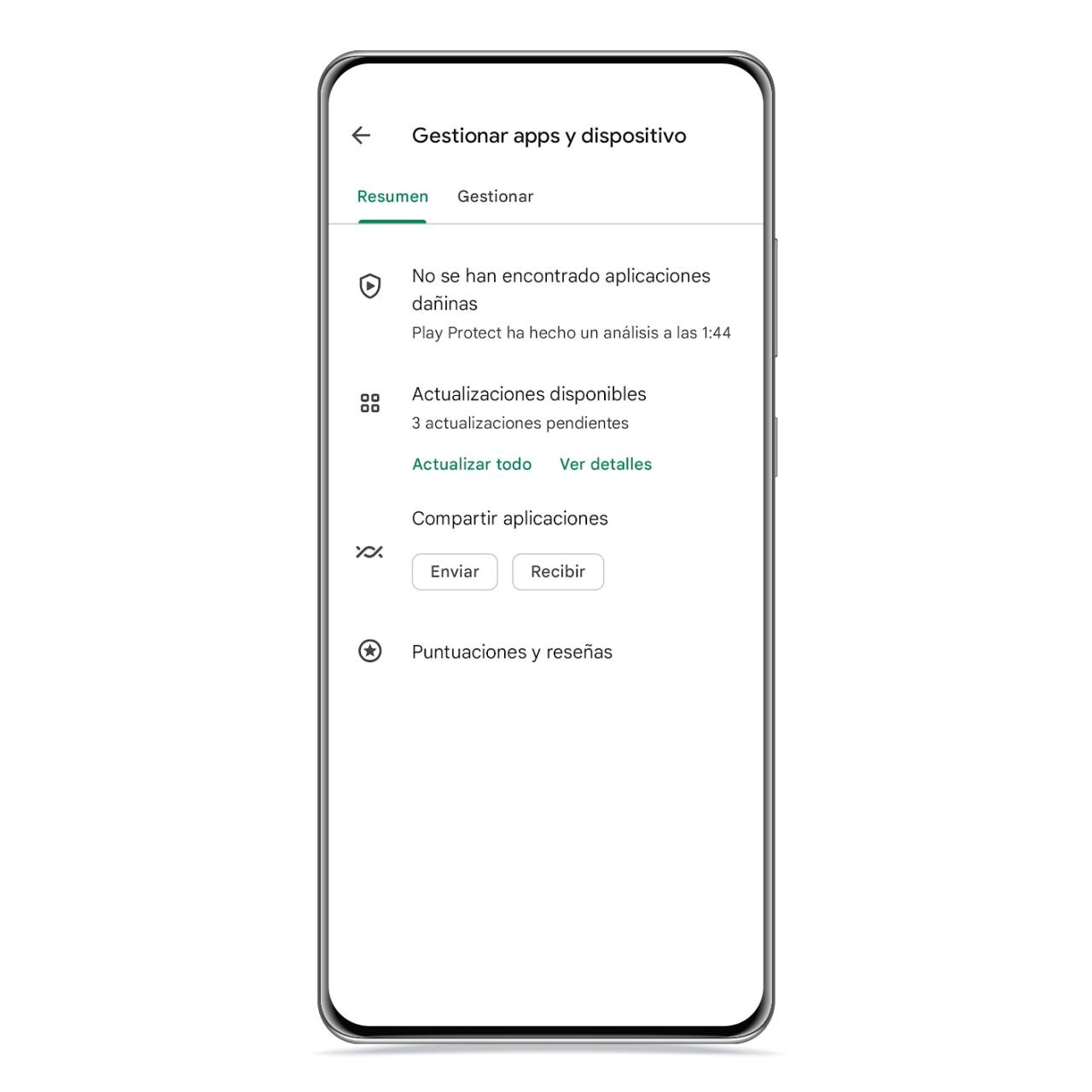 Puntuaciones y reseñas de Google Play