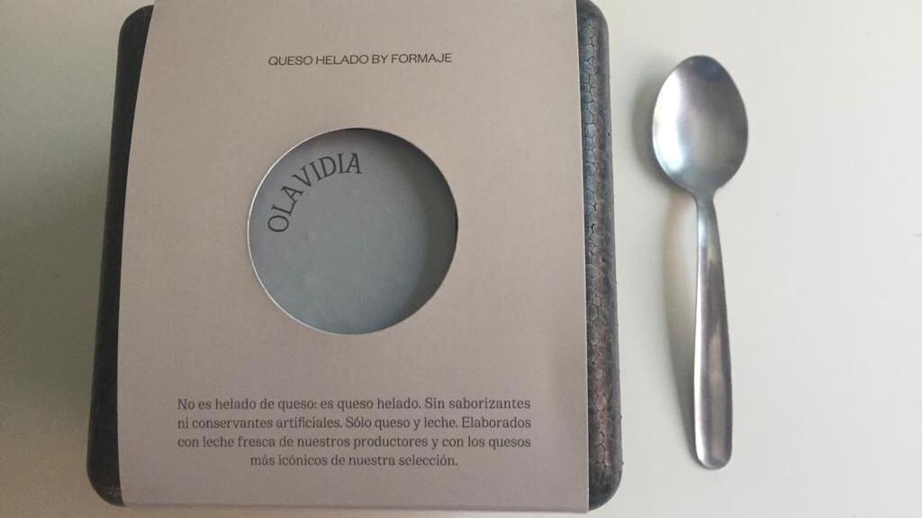 Queso helado de Olavidia.
