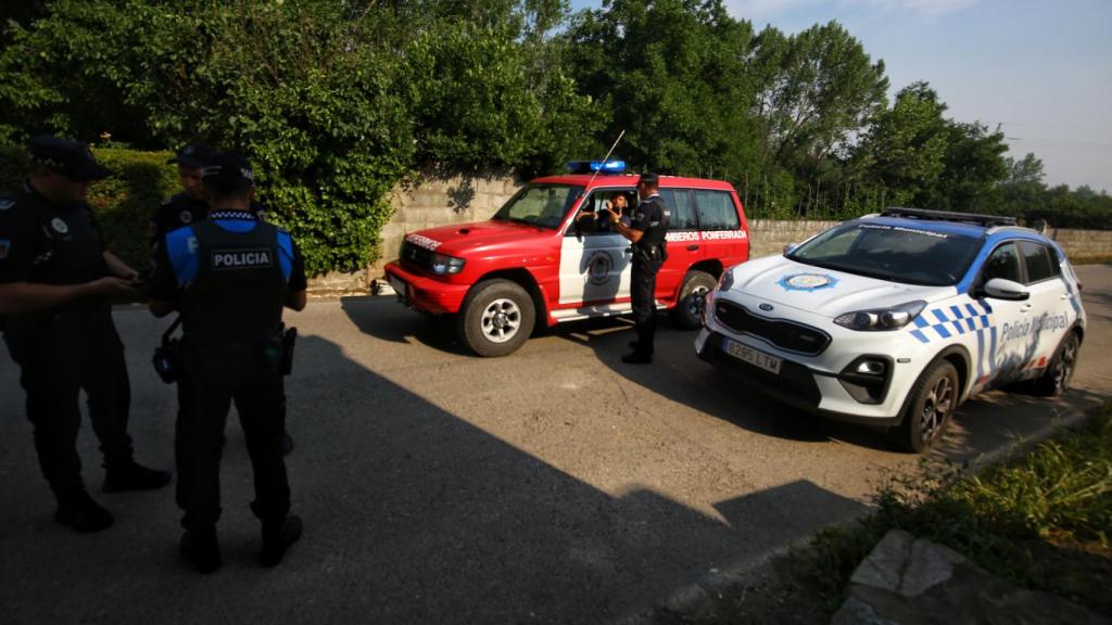 El pueblo de Rimor desalojado debido al incendio de Montes de Valdueza