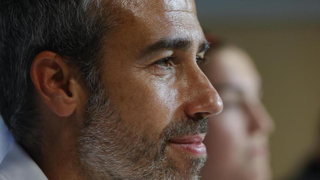 Jorge Vilda, en rueda de prensa de la selección española de fútbol femenino en la Eurocopa 2022