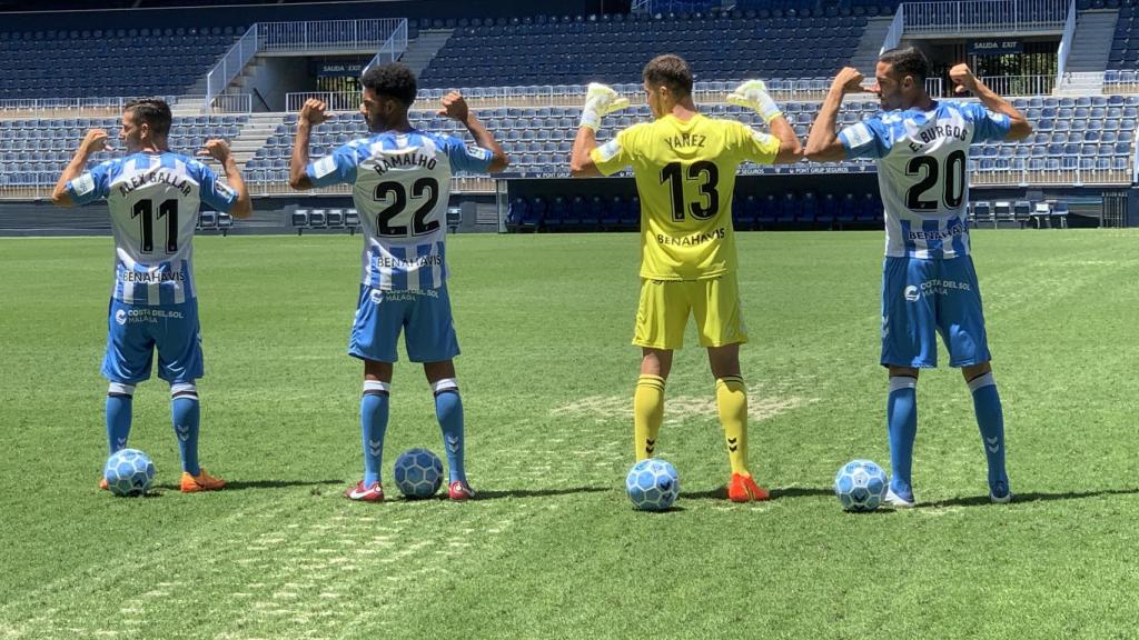 Álex Gallar, Jonás Ramalho, Rubén Yáñez y Esteban Burgos, nuevos jugadores del Málaga CF
