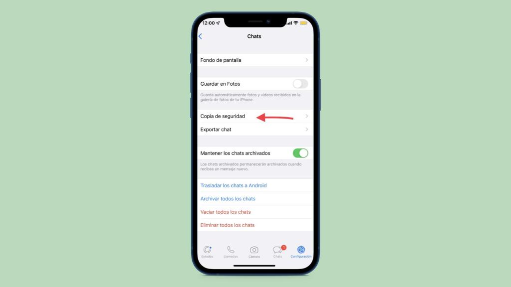 El truco requiere de una copia de seguridad de los chats.