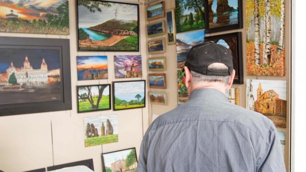 La XX edición de la Feria de Artes Plásticas de A Coruña.