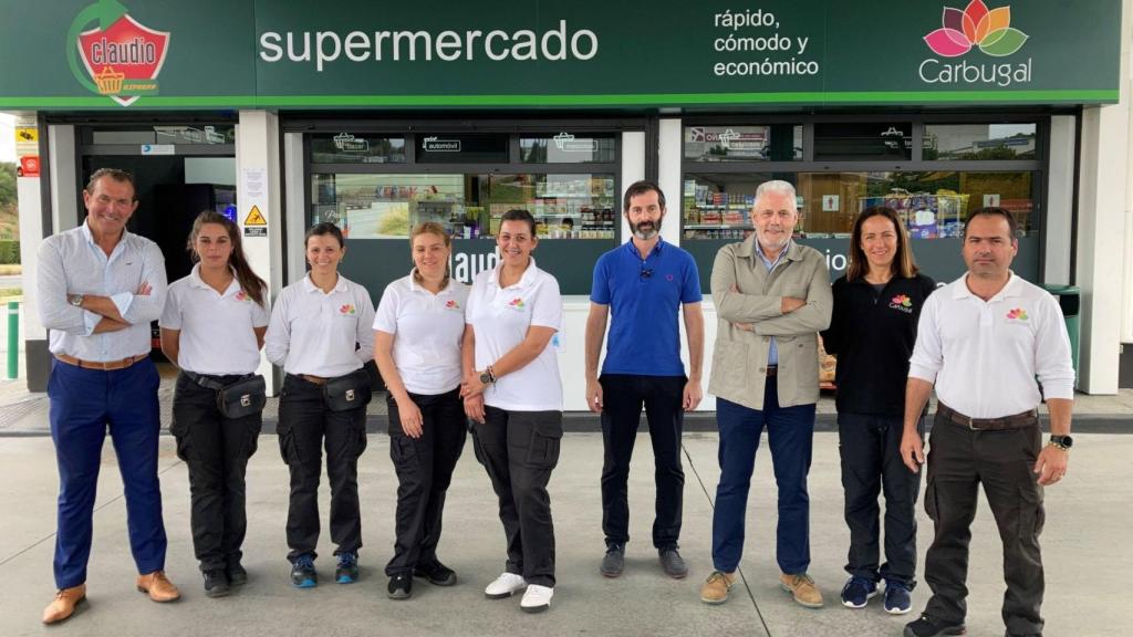 Inauguración del nuevo Claudio Express en Alvedro, Culleredo.