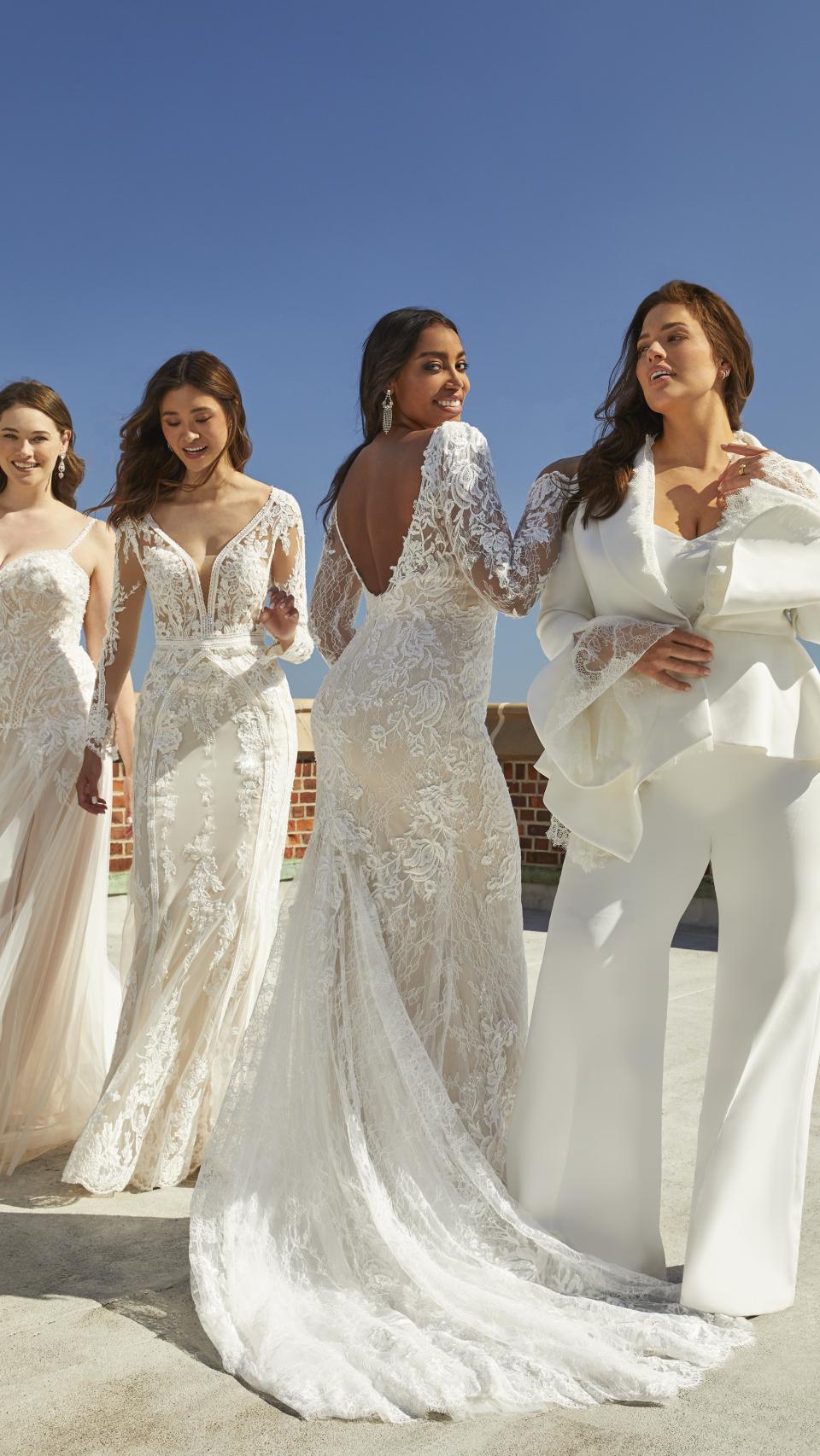 Se han mejorado los tejidos, la pedrería, los encajes y los bordados.