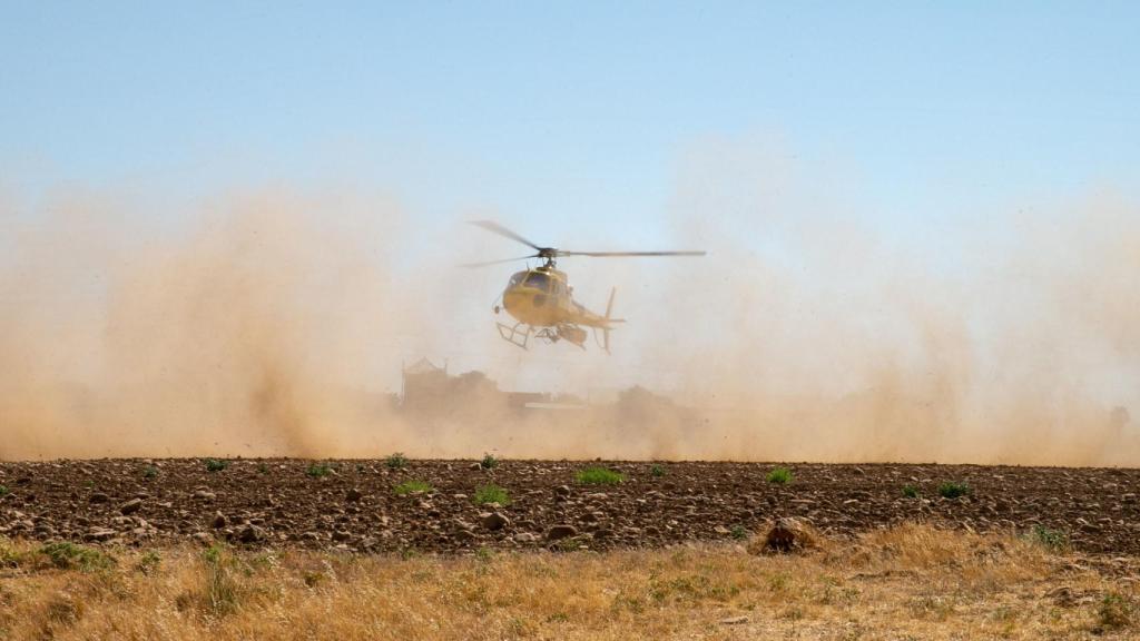 Una imagen del incendio este miércoles
